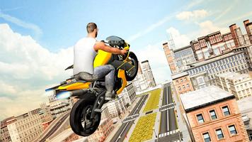 Flying Moto Racer 3d 스크린샷 2