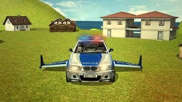 3 Schermata Flying Police car 3d simulator