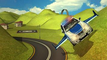 Flying Police car 3d simulator screenshot 2