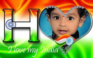 Indian Flag Letter Photo Frames capture d'écran 3
