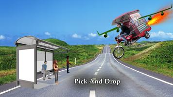 Flying Tuk Tuk Simulator 3D screenshot 3
