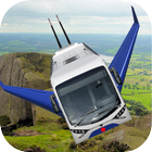 Flying Bus Simulator 3D 2017 icon