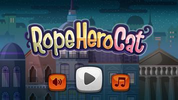 Rope Hero Cat Affiche