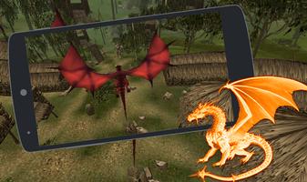 VR Flying Fiery Dragon poster