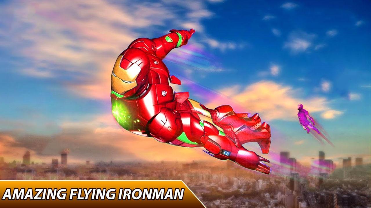 Flying Iron Superhero Man City Rescue Mission For Android Apk Download - roblox how to fly in iron man simulator