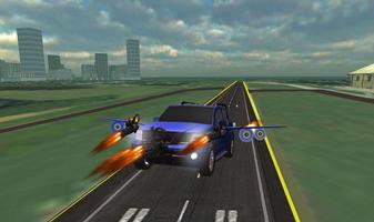 Vôo Jipe Gunship Batalha 3D Aeronave Combate imagem de tela 1
