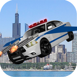 Flying Police Car Chase 2017 : Flying Car Game