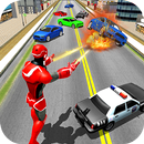 Flying Superhero Robot Rescue 3D APK