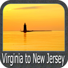 Virginia to New Jersey GPS Map ícone