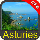 Asturies gps cartes nautiques icône