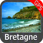 Bretagne GPS Map Navigator ícone