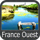 West Frankreich gps seekarten Zeichen