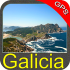 Galicia gps cartes nautiques icône