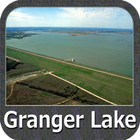 Lake Granger GPS Map Navigator أيقونة