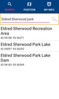 Eldred Sherwood Lake IOWA Maps capture d'écran 1