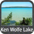 آیکون‌ Ken Wolfe Lake - IOWA GPS Map