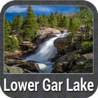 Lower Gar Lake - IOWA GPS Map ไอคอน