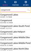 برنامه‌نما Congamond Lakes Mass. GPS Maps عکس از صفحه