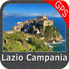 Lazio and Campania GPS Charts icon