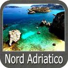 Nord Adriatisches gps angeln Zeichen