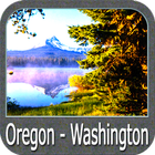 Oregon & Washington GPS Chart ícone