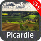 Picardie GPS Map Navigator أيقونة