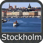 Stockholm GPS Map Navigator ícone