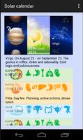 Solar calendar, day mode Ekran Görüntüsü 1
