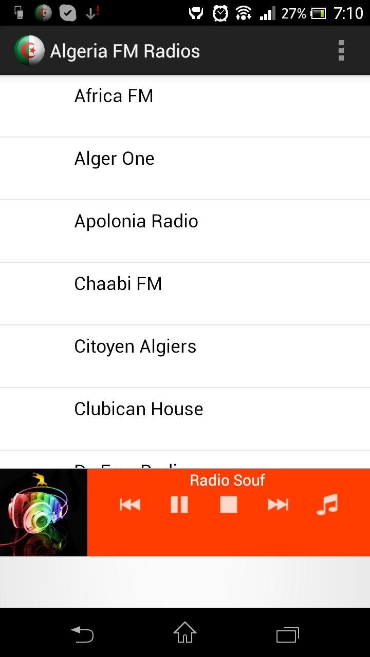 Algeria FM Radios скриншот 4.