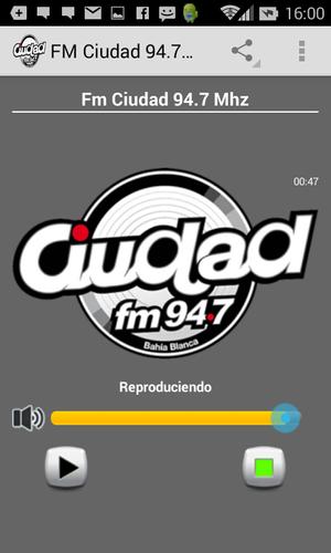 Descarga de APK de FM Ciudad 94.7 Bahia Blanca para Android