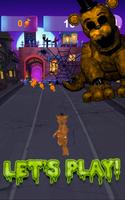 Five Nights Freddy Run: FNAF, Zombie, Halloween 5-poster