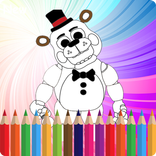 How to color five nights freddy