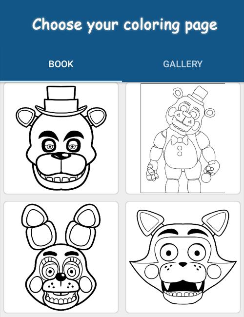 Five Nights At Freddy's Coloring