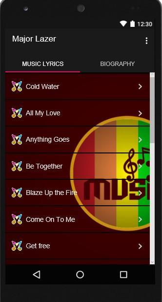 Major Lazer Cold Water For Android Apk Download - major lazer cold water roblox yt