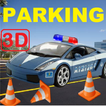 Simulateur 3D de stationnement de voiture de polic