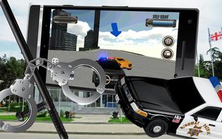 3D Police Car Chase City Crime captura de pantalla 3