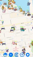 Pokemon GO Map Radar اسکرین شاٹ 1