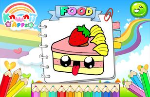 Kawaii Food Coloring Book capture d'écran 1