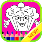 Food Coloring Book For Kids-icoon