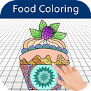 Juegos de colorear alimentos - Dibujos para colore APK