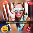 Insta Square Photo Stickers