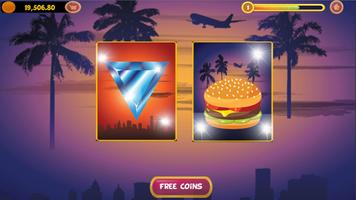 Slot machine - Food & Vegas Affiche