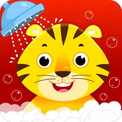 Baby Animal Bathing Game for Kids & Preschoolers APK Herunterladen