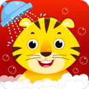 Animaux baignant temps: jeu d'enfants APK