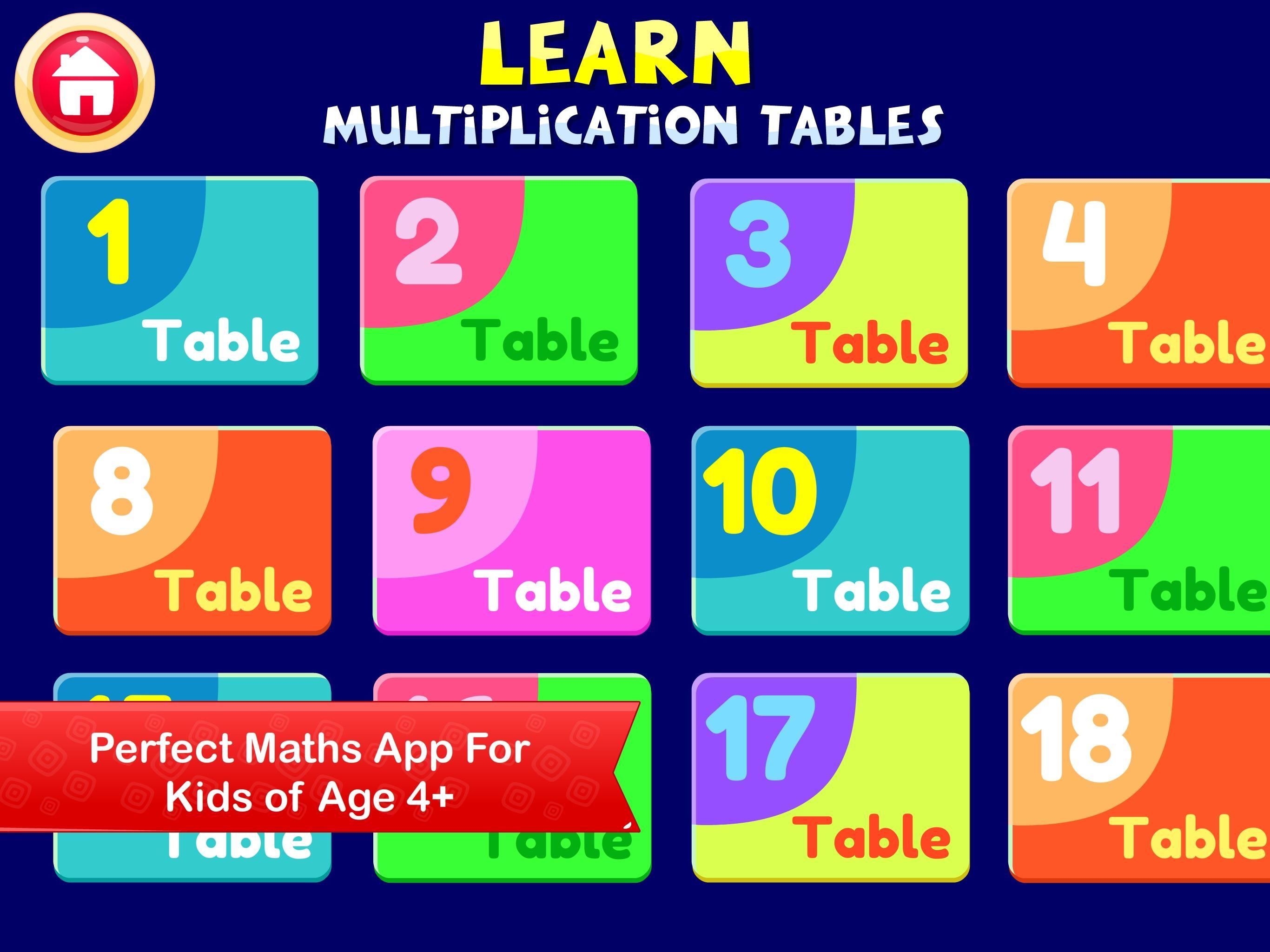 Multiplication Tables Maths Games For Kids For Android Apk