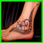 Foot Tattoo Design icône