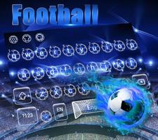 Football clavier theme Affiche