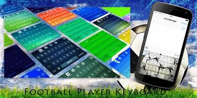 Football Player Keyboard โปสเตอร์