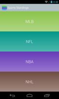Sports Standings الملصق