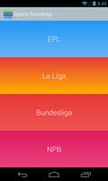 Sports Standings تصوير الشاشة 1